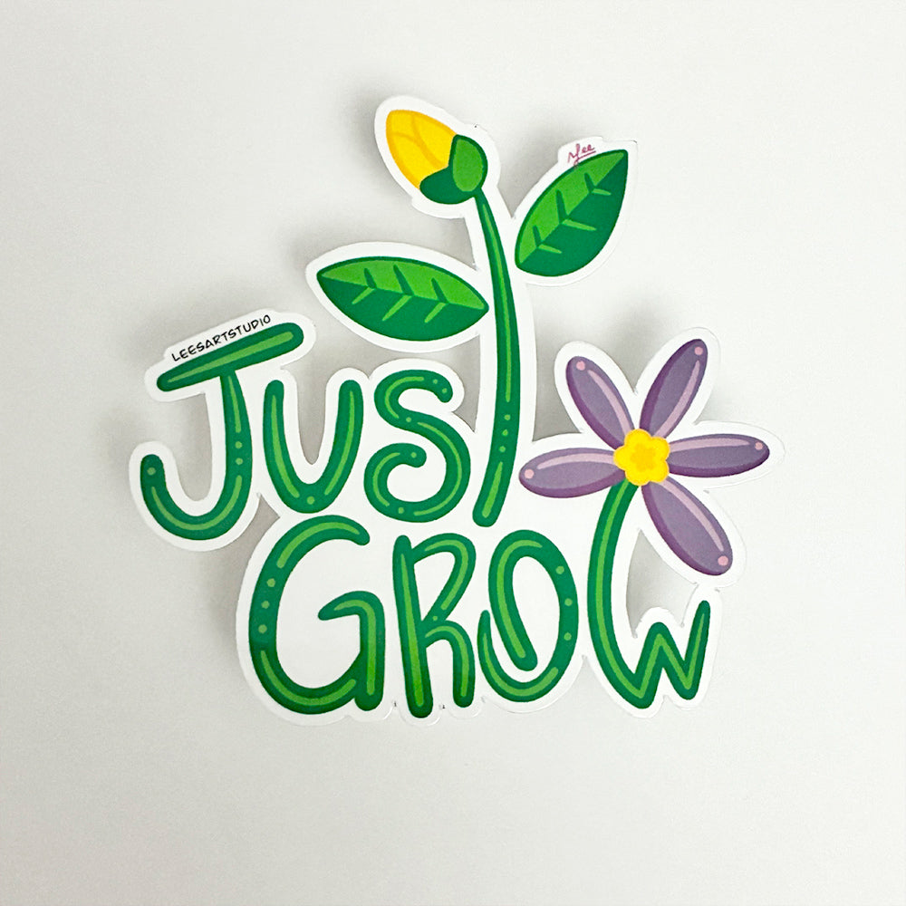 Just Grow Mini Premium Sticker