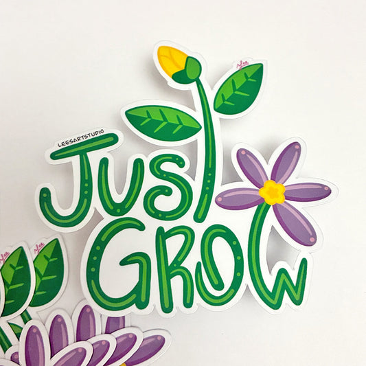 Just Grow Mini Premium Sticker