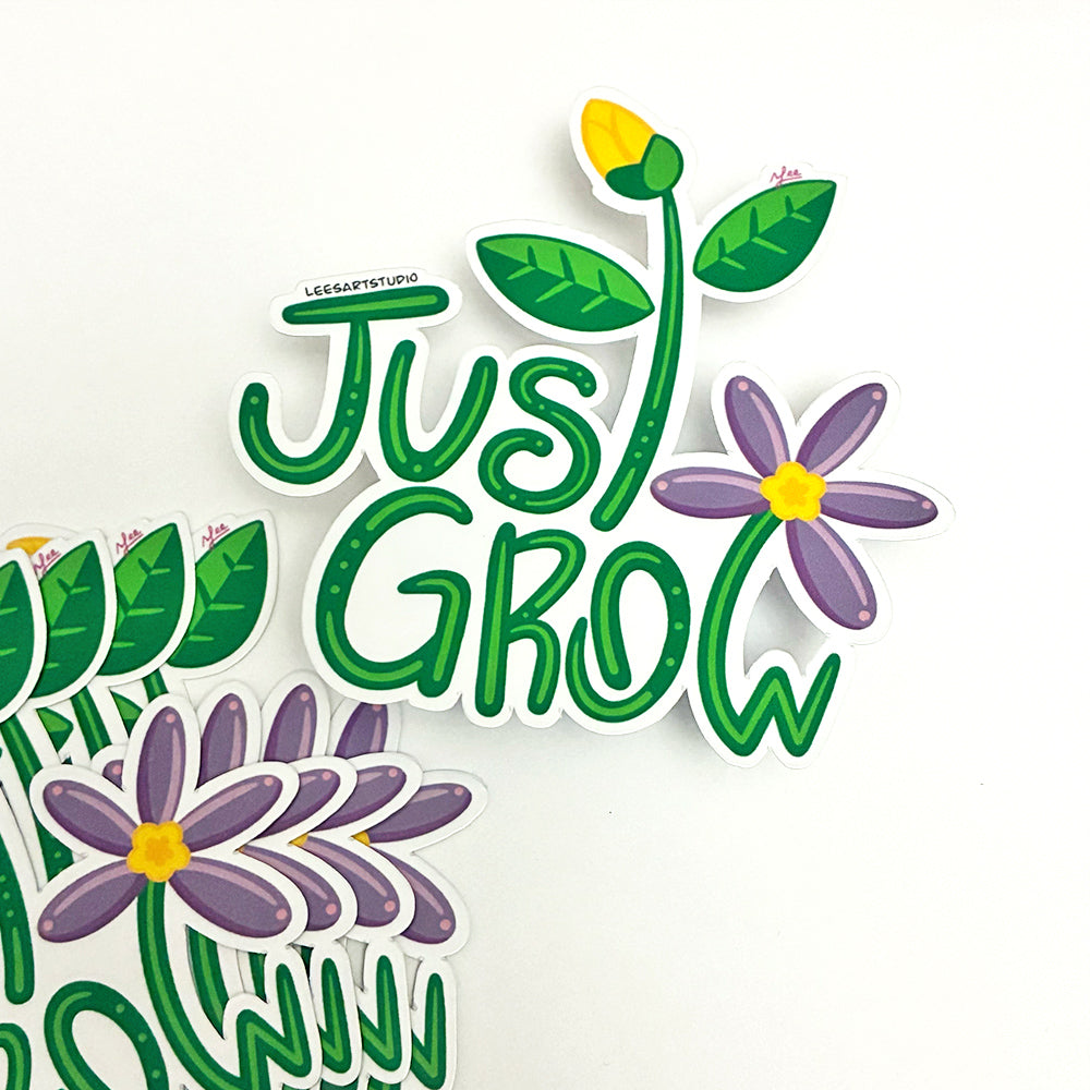 Just Grow Mini Premium Sticker