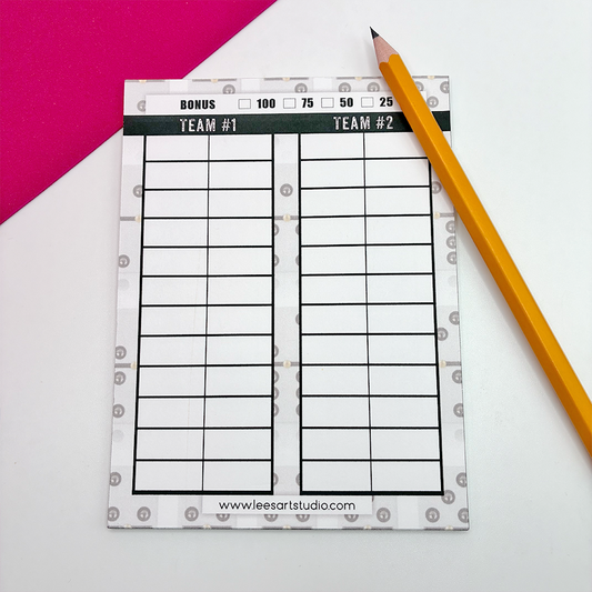 Lees art studio mini artisan dominoes painting kit score pad