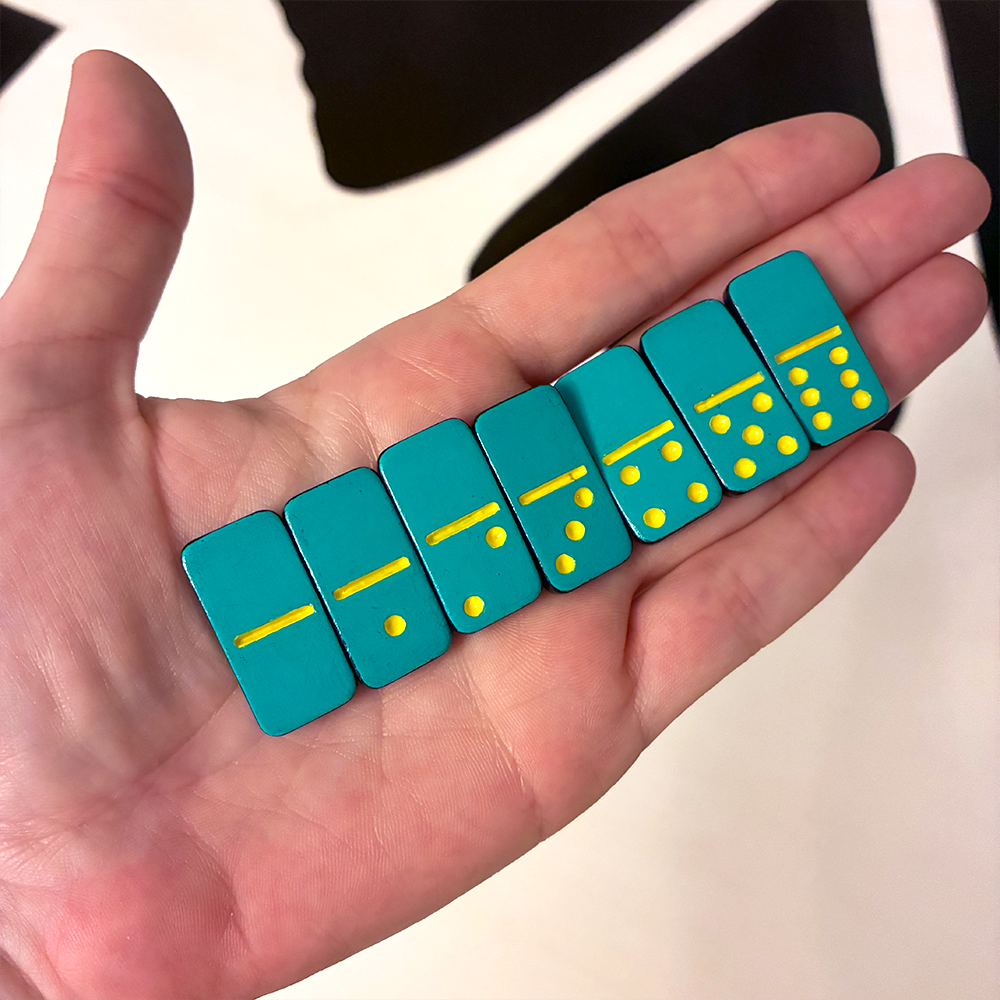 Mini Dominoes Set Painting Kit