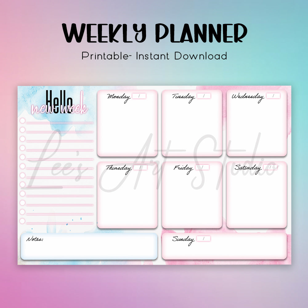 Weekly Planner Printable