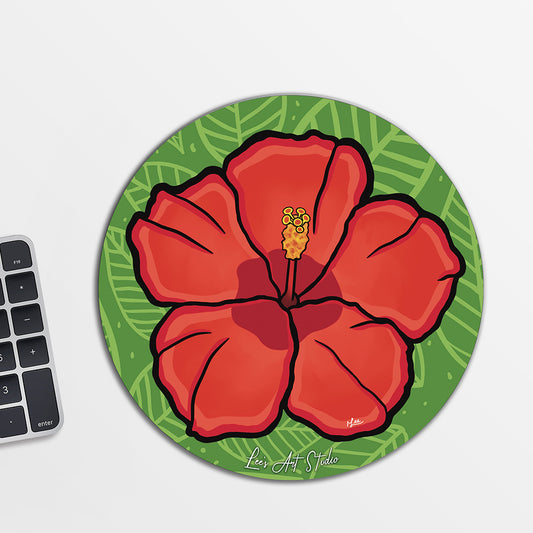 Boricua Flower Mouse Pad