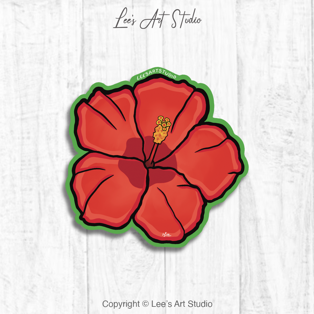 Flor Boricua Premium Sticker