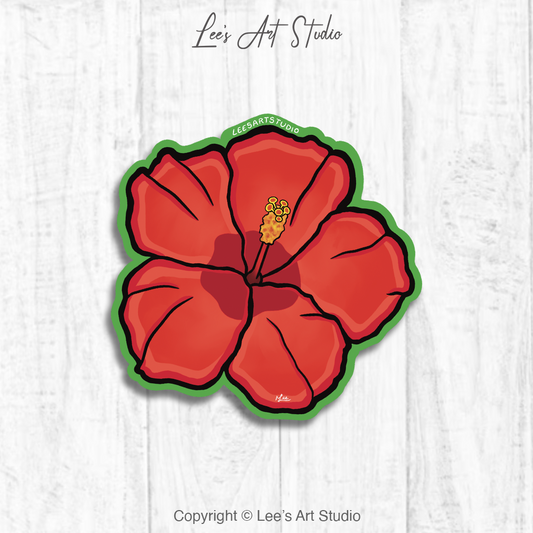 Flor Boricua Premium Sticker