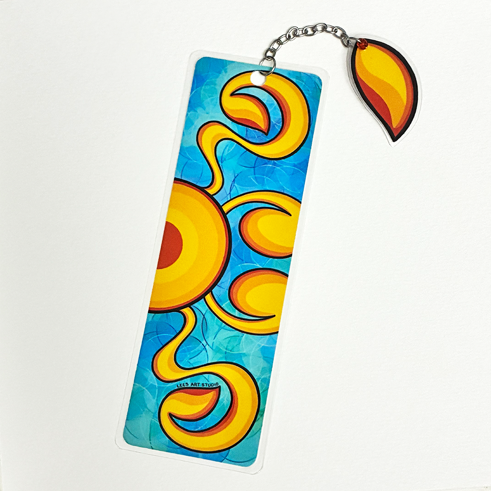 Pop Art Sun Bookmark