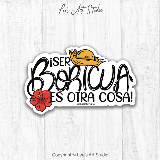 Orgullo Boricua Premium Sticker