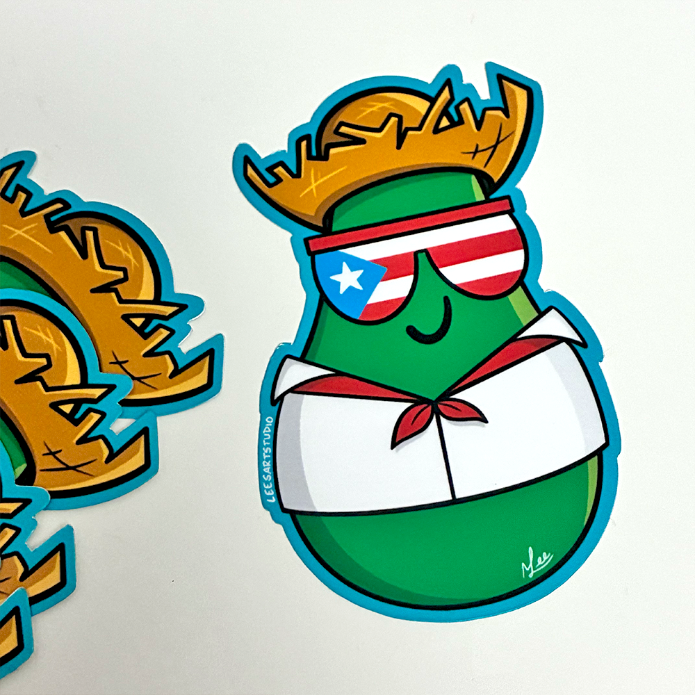 Aguacate Jibareño Premium Sticker