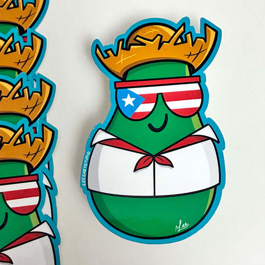 Aguacate Jibareño Premium Sticker