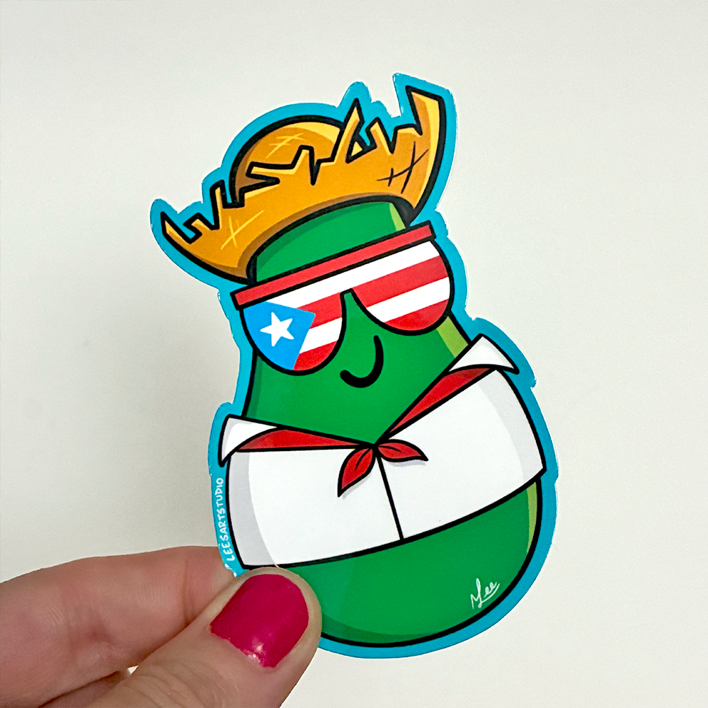 Aguacate Jibareño Premium Sticker