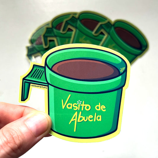 Vasito de Abuela Premium Sticker