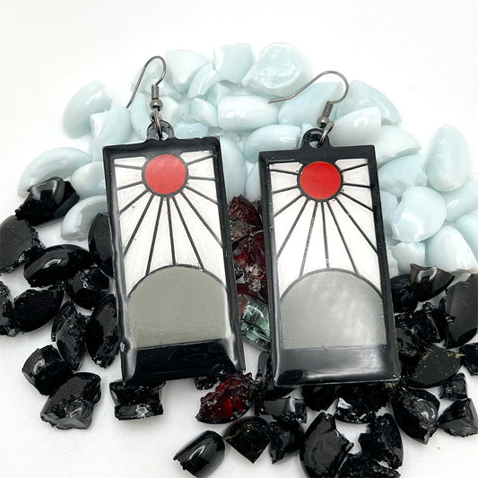 Lees Art Studio anime inspired resin earrings